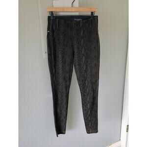 Lysse snakeskin grunge Edgy steampunk rockabilly Gothcore stretch jegging fitted